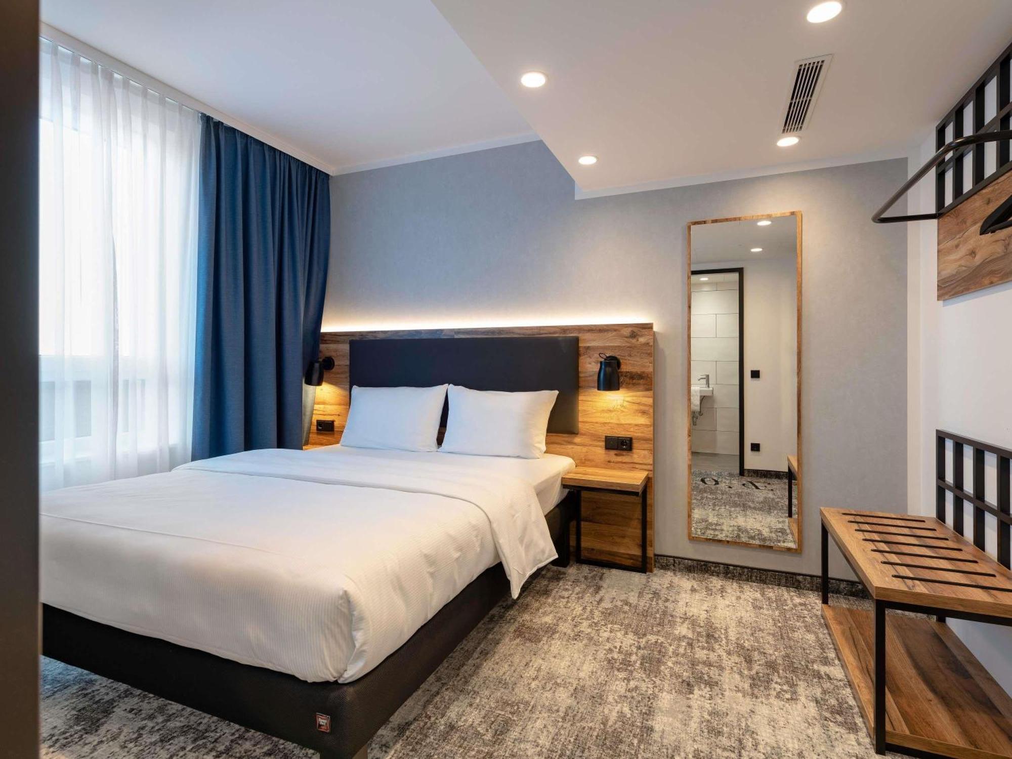 Modern Family Room One Double Bed One Sofa